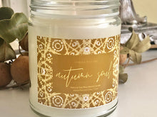 Autumn Soul Natural Soy Wax Blend Candle 7.5oz, Fall Candles, Fall Gifts for Her, Vanilla and Cinnamon Candle, Artisan Candle