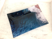 Blue Ocean, Glass Tray, Ocean Trinket Dish