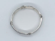 Engraved, 23rd Psalm Silver Stretch Bracelet, Faith Jewelry, Bible Verse Bracelet