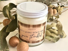Funny Thanksgiving Candle, Natural Soy Wax Blend 7.5 oz, Thankful Candle, Plaid Candle, Fall Plaid Candle