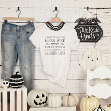 Unisex T-Shirt, Drink Wine, Hocus Pocus, Eat Kids Halloween Candy