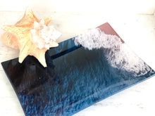 Blue Ocean, Glass Tray, Ocean Trinket Dish