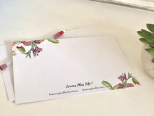 Set of 3 Flat Cards, this girl can, Blush Pearl Background, Blank, Encouragement Cards for Her, Envelopes Included