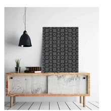 African Mudcloth Print, Black Mudcloth Design Poster,  African Design Mudcloth Pattern, African Pattern Poster, African Wall Art, Ethnic Art