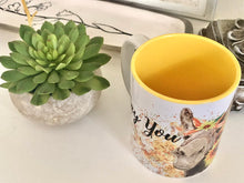 Sunflower Donkey Mug, Mug with Words,  Hay you, Good mornin', Watercolor Donkey with Sunflowers, Gifts for Her, Sunflower Mug, Hostess Gift