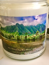 Hawaii Blessing Candle, Natural Soy Wax Blend, Message Candle, 7.5 oz Hawaii Gifts, Sea Breeze Fragrance Candle