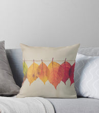 Fall Throw Pillow, Autumn Leaves, Fall Leaves, Minimalist Home Accent