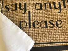 Funny Thanksgiving Placemat "If You Can't Say Anything Nice, Please Whisper" Fall Cloth Placemat, Burlap Design, Fall Table Decor