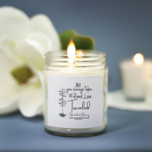 Message Candle, The Road Less Traveled, Candle (Hand Poured 9 oz.), Wanderlust Scent, Quote Candle, Congratulations Gift
