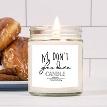 Don't Give a Damn Candle, Hand Poured 9 oz, Message Candle, Candle With Saying, Funny Gift, Any Occasion Gift